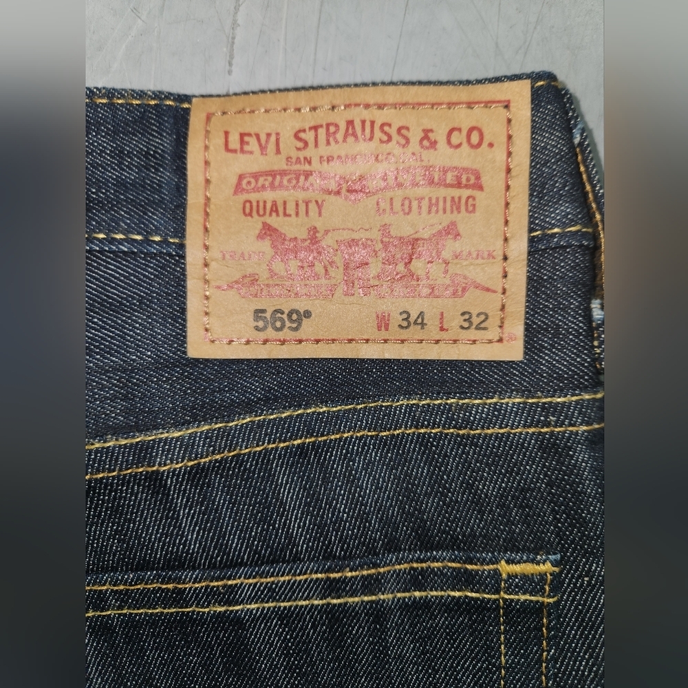 Levi's Jeans 569 Denim (Navy Blue) - Picture 3 of 11